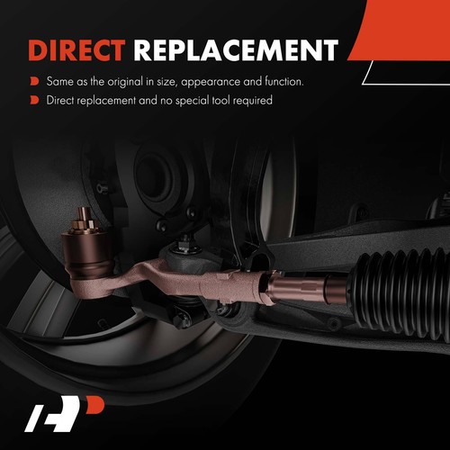 2x Tie Rod End for Hyundai Accent 1995-2005 Elantra Kia Spectra 2004-2009 2.0L - Picture 4 of 8