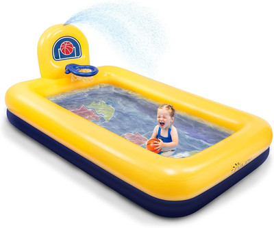 Kiddie Pool,  Inflatable Kids Pool, Summer Water Party Inflatable Pool for Backy