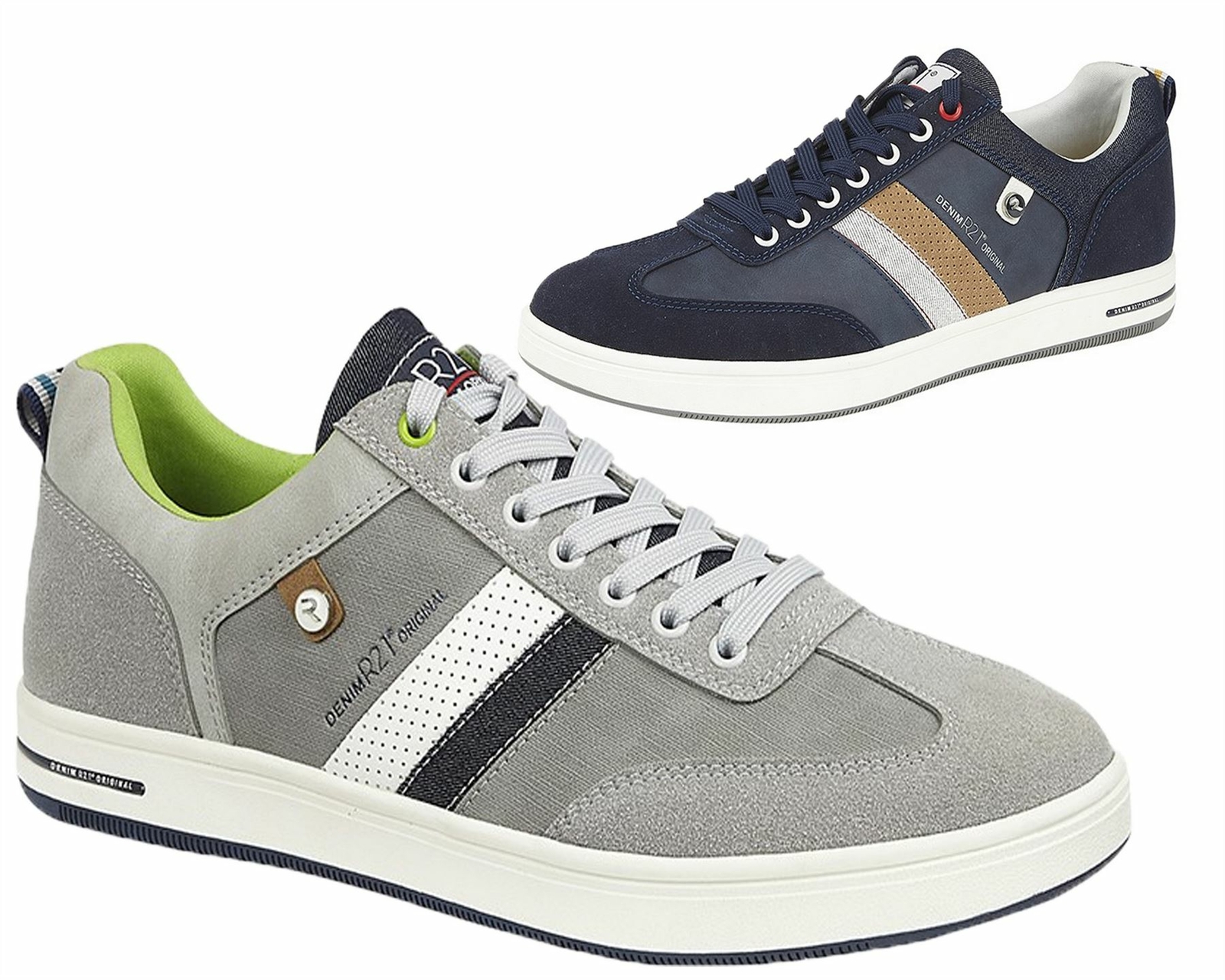 Mens R21 Memory Foam Lace Up Gym 