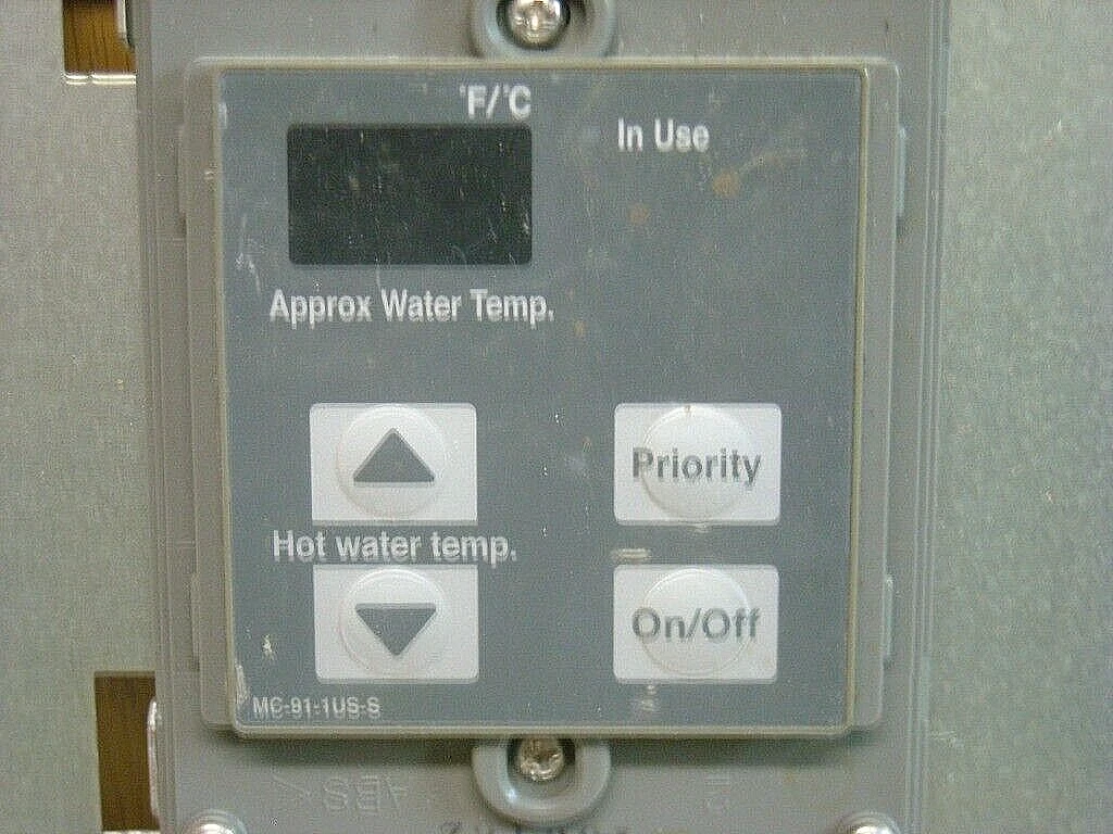 Rinnai ControlR Setting Recirculation Parameters, 40 OFF