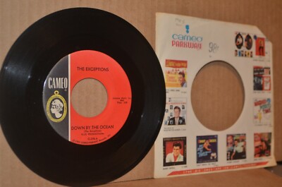 THE EXCEPTIONS: DOWN BY THE OCEAN; 1965 CAMEO 378 V++ DOO WOP 45 RPM
