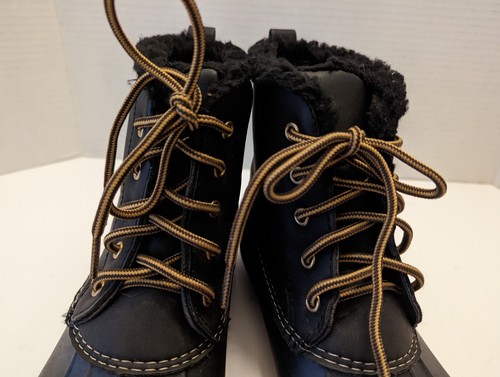 Henry Ferrera Winter Duck Boots Water Resistant Mission 72 Lined Blk Womens Sz 7 - Picture 10 of 13