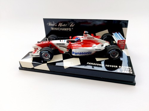 Modellino auto Minichamps F1 Formula 1 1 1:43 Panasonic Toyota Racing TF103 O. Panis - Foto 4 di 6