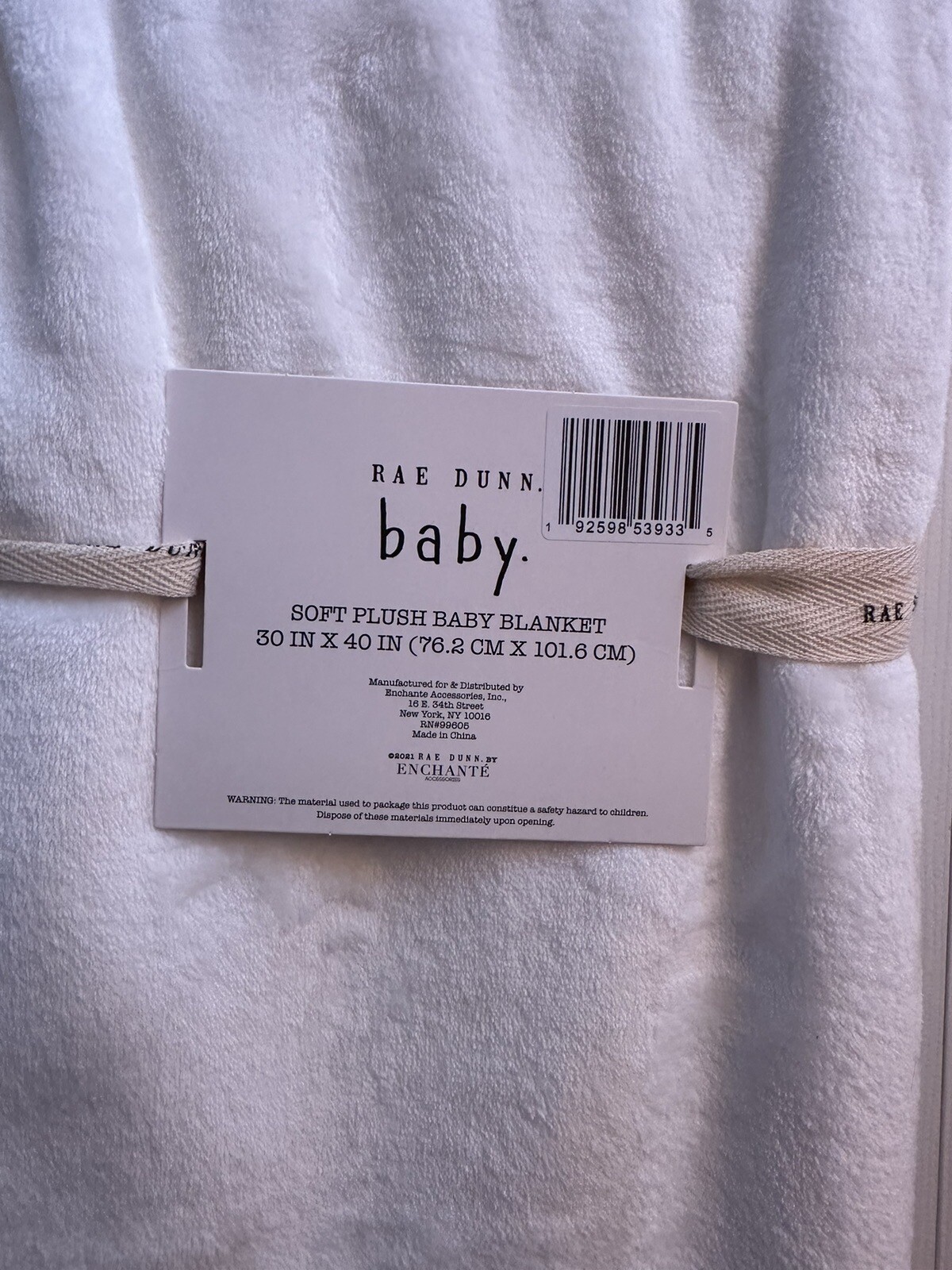 RAE DUNN BABY Blanket FIRST CHRISTMAS NWT BEST GIFT EVER eBay