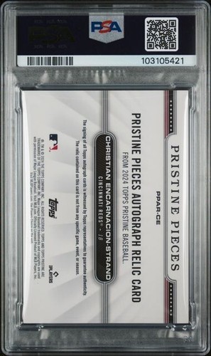 Christian Encarnacion-Strand 2024 Topps Pristine - Pristine Pieces 2/25 PSA 10 - Picture 2 of 2