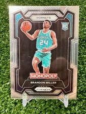 2023-24 Panini Prizm Monopoly Brandon Miller #15 Rookie RC Charlotte Hornets