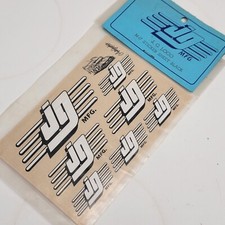 Vintage JG Logo Sticker Sheet M-17 NOS JRX2 Kyosho RC10 Jammin Jay Halsey