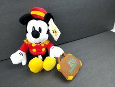 Disney's Contemporary Resort Bellhop Mickey Mouse 8" Bean Bag Plush Animal Toy
