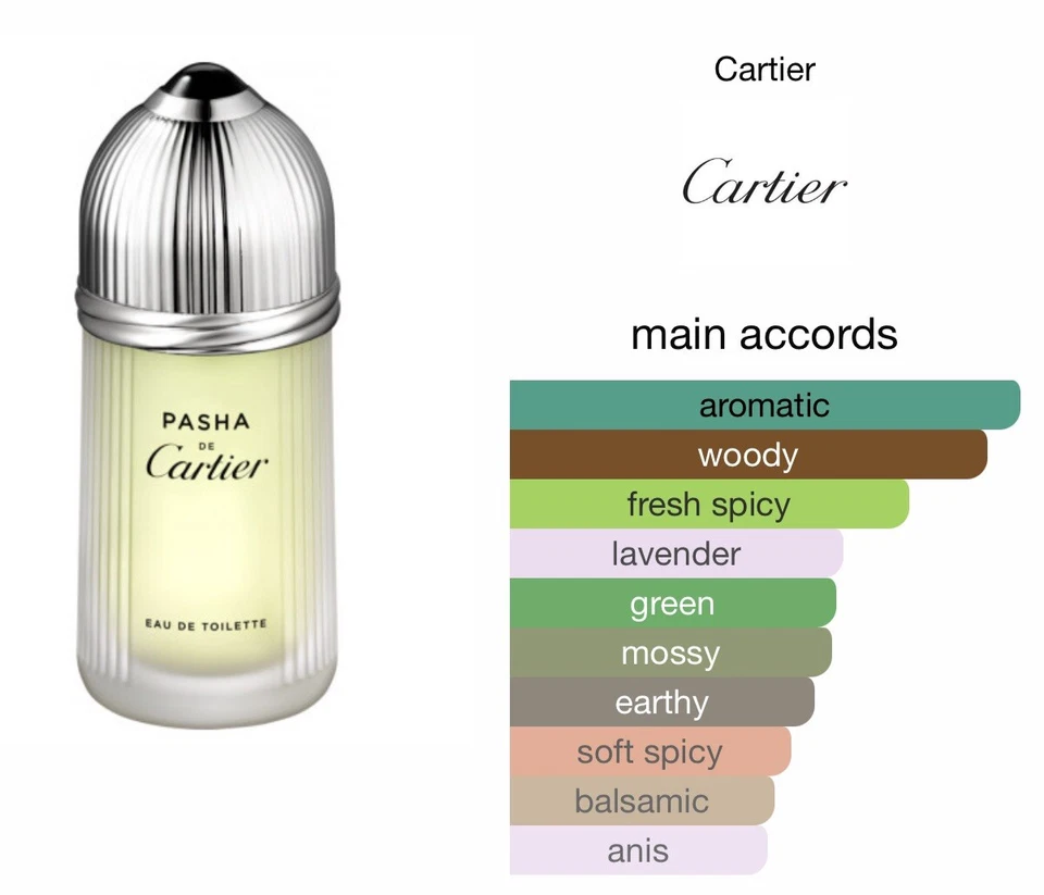 CARTIER - Pasha de  Cartier EDT 100ml for men (T) 100% genuine - image 4 of 4