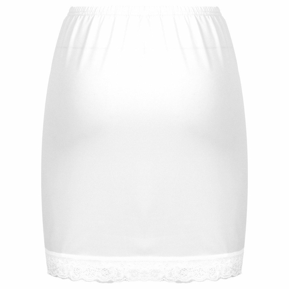 Lace Trim Half Slips for Women Underskirt Short Long Half Slip for