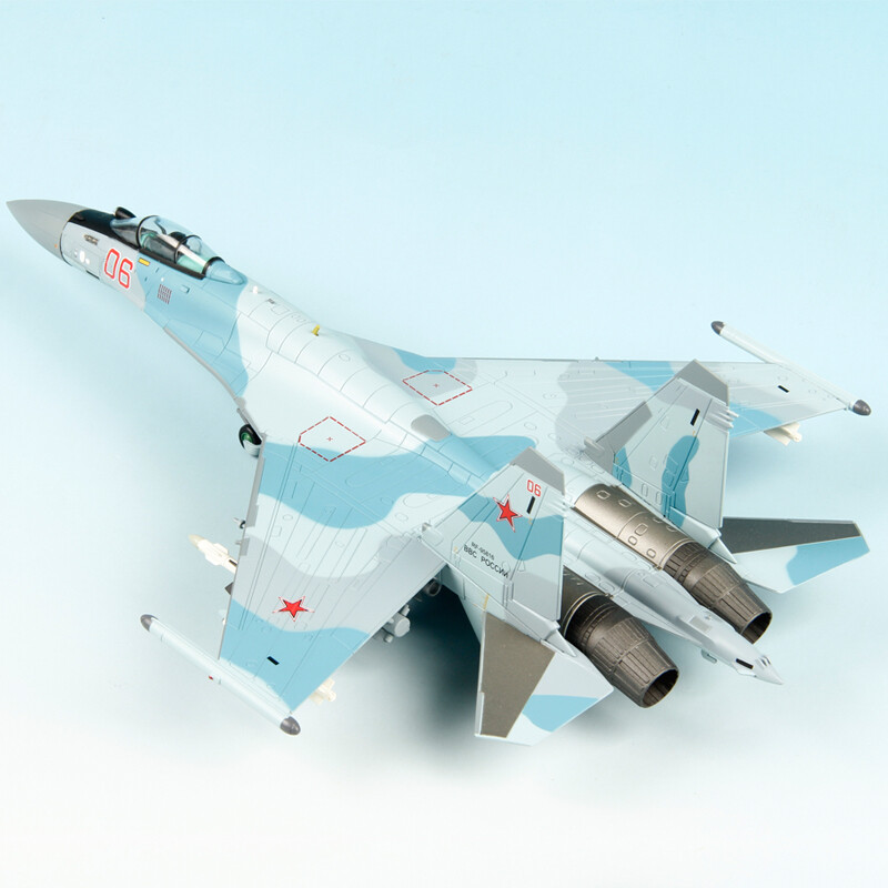 HOBBY MASTER Russian Su-35S Flanker E Red 06 1/72 diecast plane