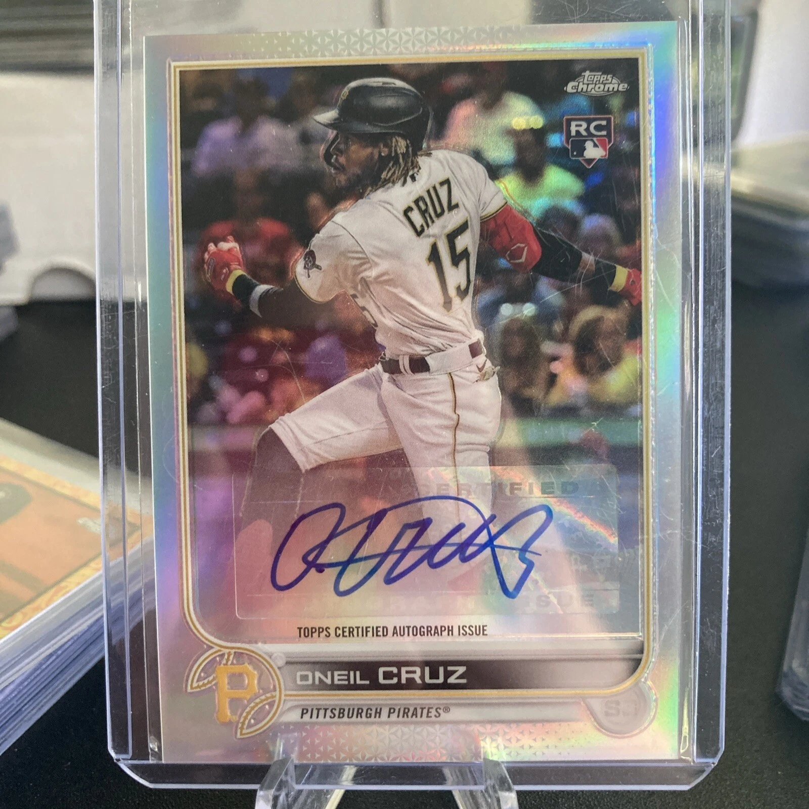 2022 topps chrome update oneil cruz auto