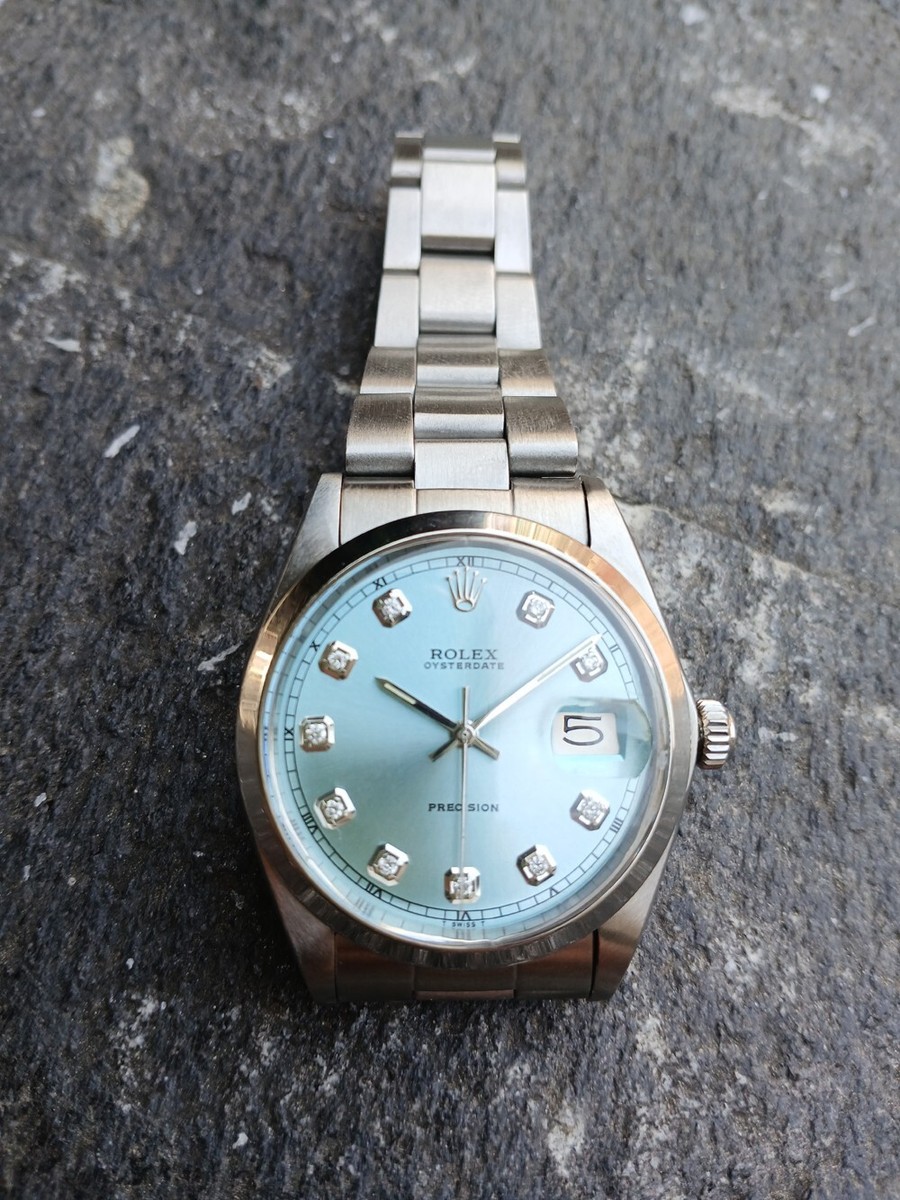 【ヴィンテージ】MOMENTS DE MODE Vintage Rolex Oysterdate Precision 6694 Manual Winding Ice