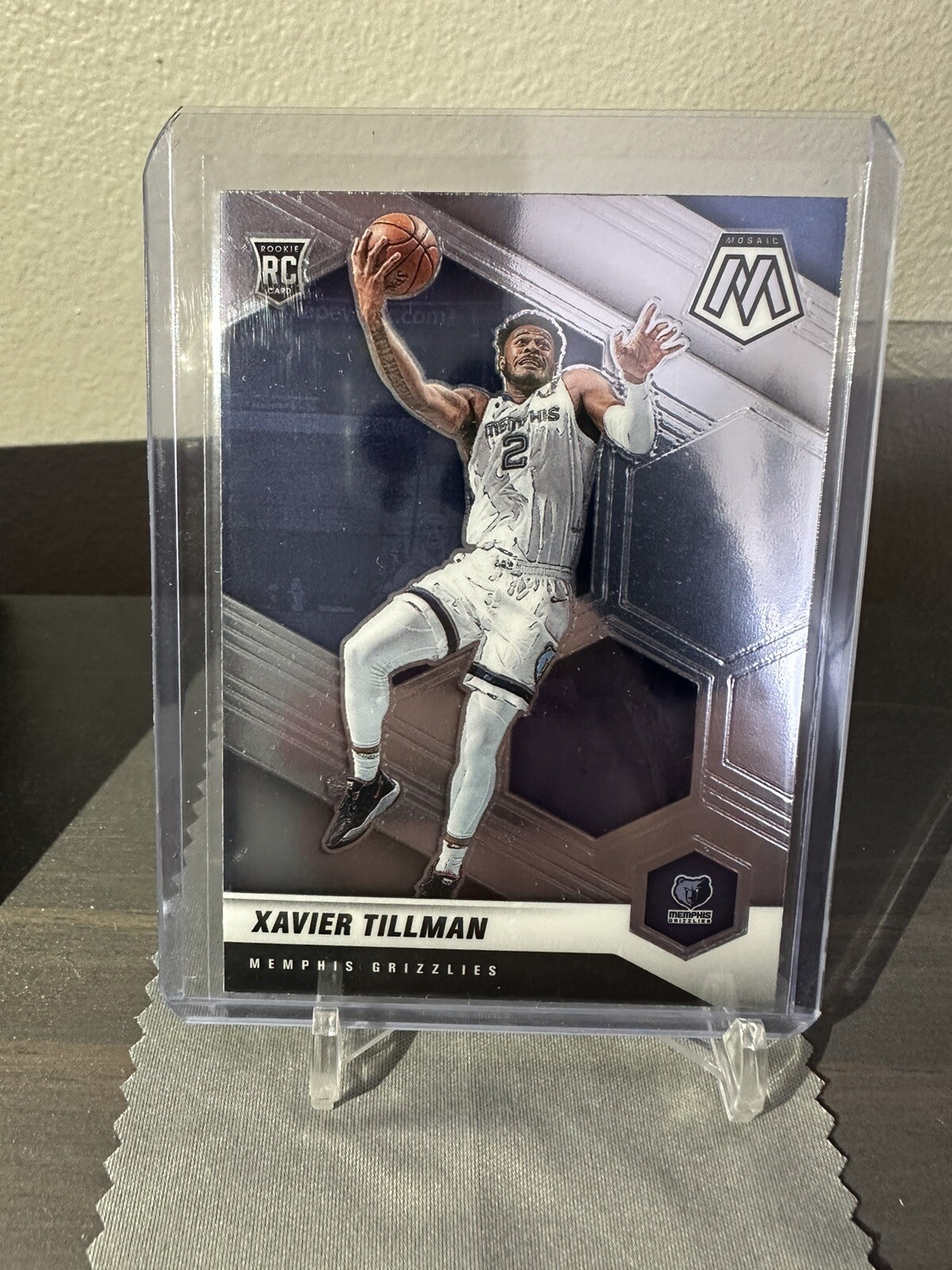 2020-21 Panini Mosaic Xavier Tillman RC #213 Memphis Grizzlies