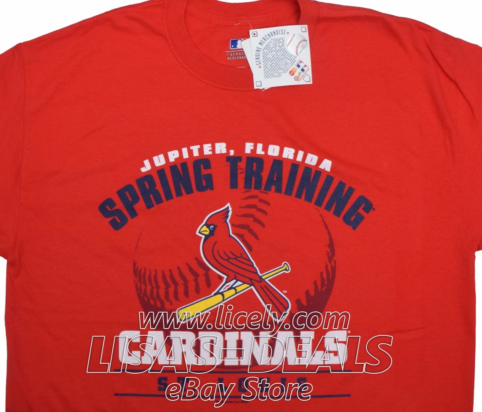 St Louis Cardinals T Shirt Men Large MLB Baseball 2013 Spring Training  Jupiter