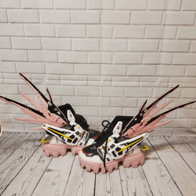 Anthony Wang Sour Sop 04 Anime Gundam Mech Wing Pink Sneakers US