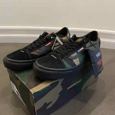 VANS Old Skool ブラック/カモフラージュ Vans x DEFCON Gore-Tex Old Skool Camo Black | Size 9.5 Supreme