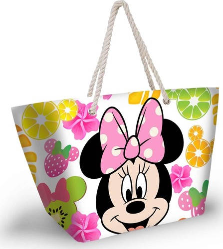 KARACTERMANIA Marsupio Minni Mouse Tropic Glaze - Turchese - Con Tasca Frontale, Cinturino Regolabile 120 Cm - Dimensioni 13x22x7 Cm