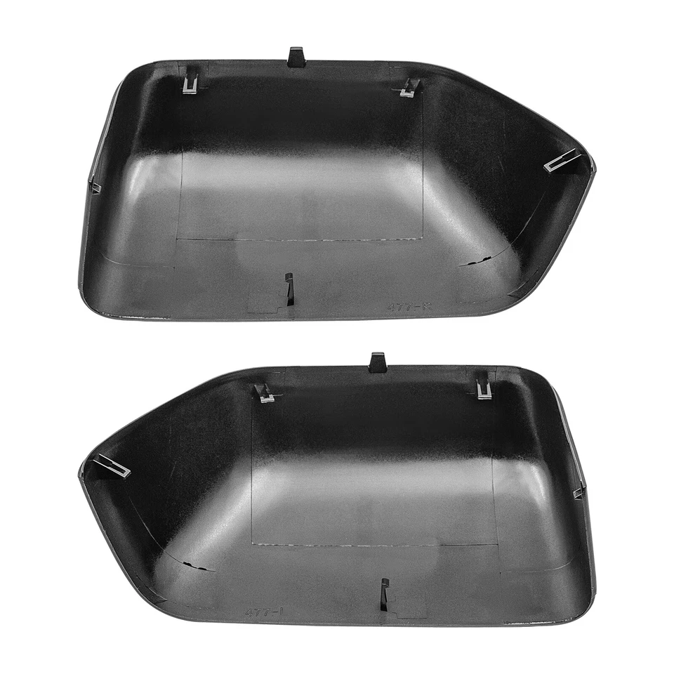 For Ford 2017-2022 F250 F350 Super Duty Top Tow Mirror Cover Cap Gloss Black - Image 4 of 4