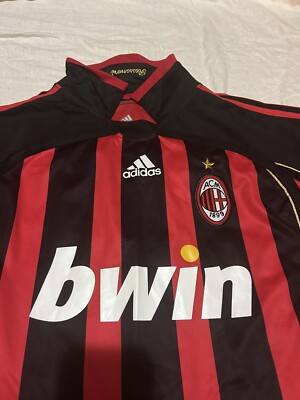 Alberto Gilardino Adidas AC Milan 1899 Bwin Long Sleeve Jersey