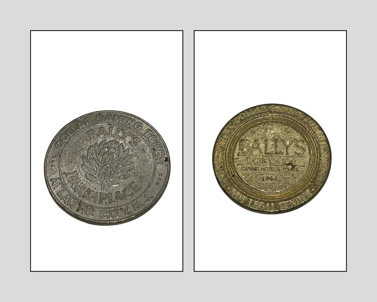 Bally's Park Place Casino Atlantic City, NJ Set Of Tokens