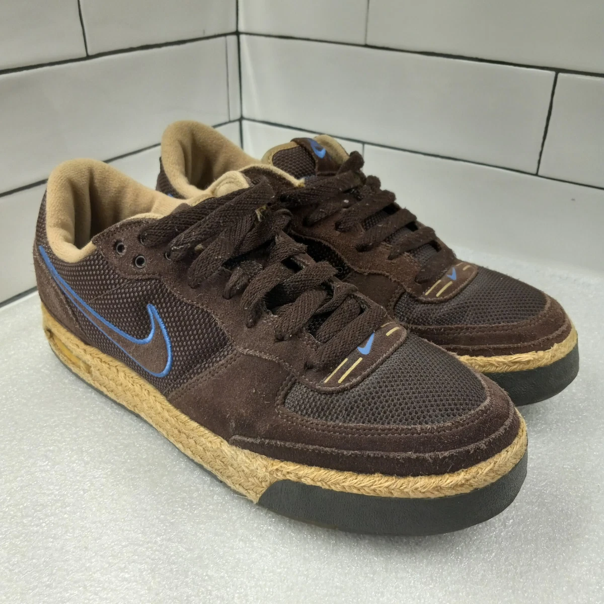RARE🔥 Nike Air Captivate Baroque Brown Royal Khaki Espadrille 9.5