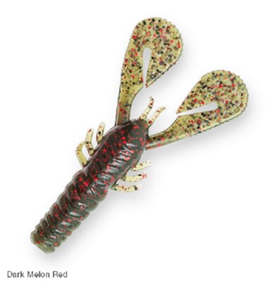 Z-Man Turbo CrawZ 4'' Dark Melon Red 6 Pack Soft Plastic TCRAW4-242 Crawdad