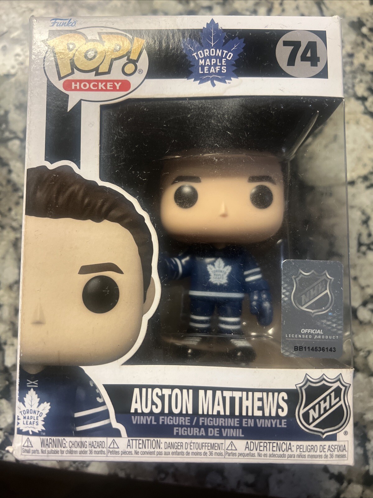 Funko Pop Nhl Toronto Maple Leafs Auston Matthews #74 New In Box