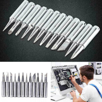 12pcs Soldering Iron Tips 900M-T For Hakko 936/937/928 Soldering Stati*D#