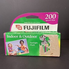 Fujifilm 200 Speed Film 4 Pack 24 Photos Each 35mm Indoor Outdoor - NEW