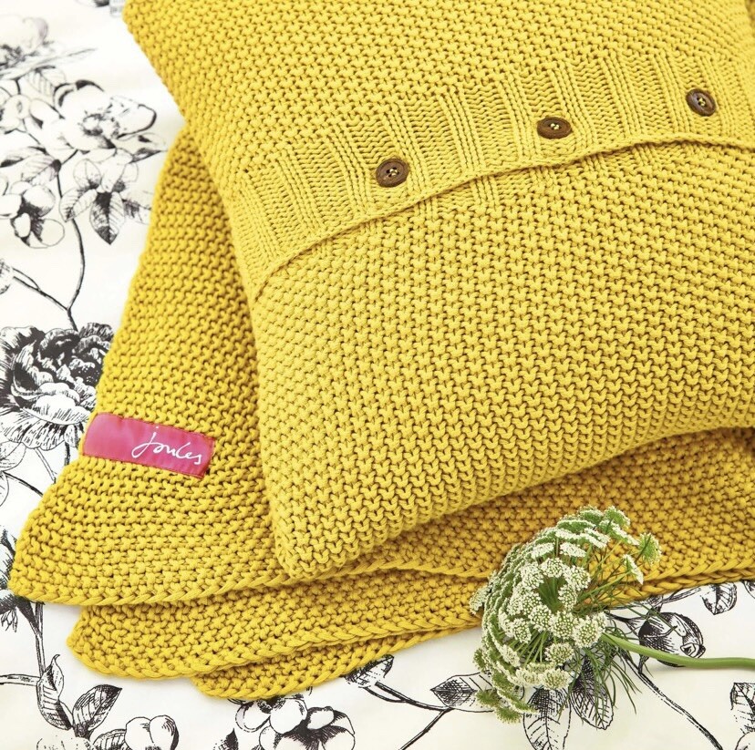 Joules Moss Stitch Throw UK