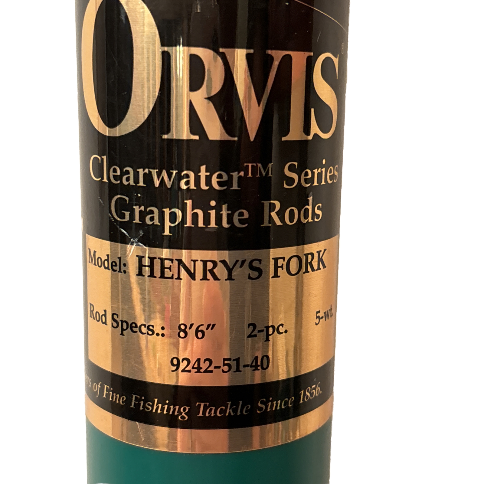 ORVIS Henry’s Fork Original Fly Rod Tube Case Empty TUBE ONLY Green eBay