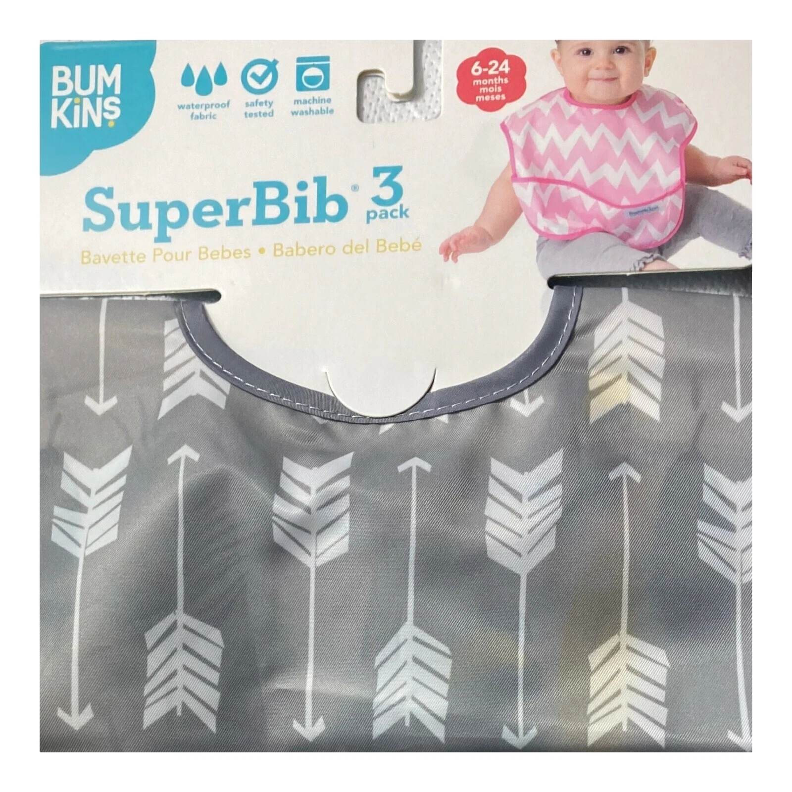 Bumkins baberos y paños eructo con mangas para Bebés