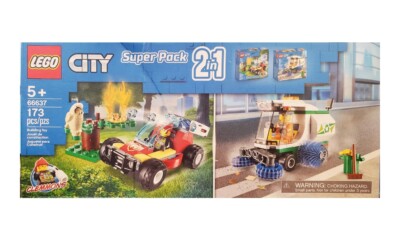 LEGO 66637 - Town City: Super Pack 2 In 1 - Forest Fire / Street