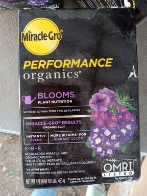 Miracle-Gro Performance Organics 1 Lb. Blooms Plant Nutrition 3005410