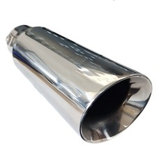 Auspuffblende Endrohr Edelstahl Endstück Chrom Für Ford B C Max Escort Fiesta