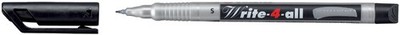 STABILO Permanent Marker Write 4 all F schwarz Strichstärke: 0,7 mm (fein)