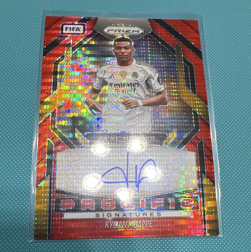 Panini Prizm Mbappé Prolific Signatures Auto PS-KM ,Messi Topps Chrome plus more
