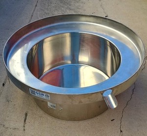 GSW USA PT-2317 23-5/8" Outside Diameter Stainless Steel Wok Range Soup Pot