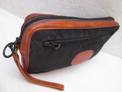 Vintage LONGCHAMP Tasche aus Canvas und Leder Bag