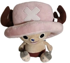 One Piece Chopper Plush Doll Anime Licensed vibrating pull string Stuffie (T131)