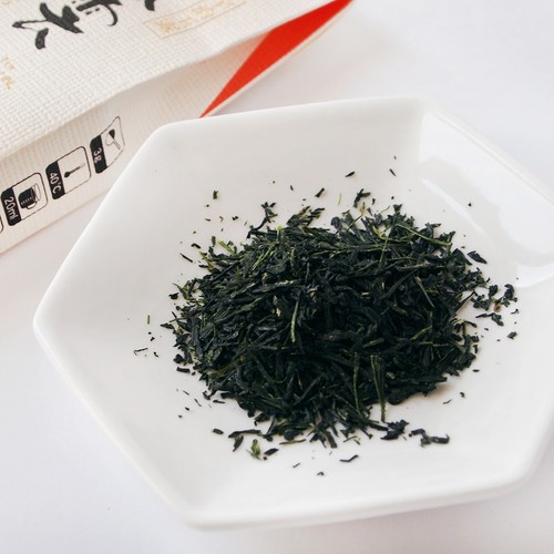 Kyoto Fukujuen W-480 Premium Uji Tea Set - Gyokuro & Sencha 90g Wooden Box Gift - Picture 3 of 5