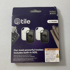 Tile by Life360 - Life360 Tile Pro - Powerful Bluetooth Tracker, Key Finder-NEW