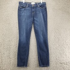 Paige Jeans Womens 29 Jimmy Jimmy Stretch Dark Wash Mid Rise Skinny Read 
