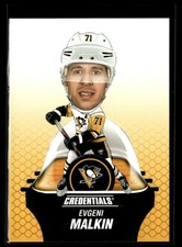 2024-25 Upper Deck Credentials Bobbleheads /750 Evgeni Malkin Pittsburgh