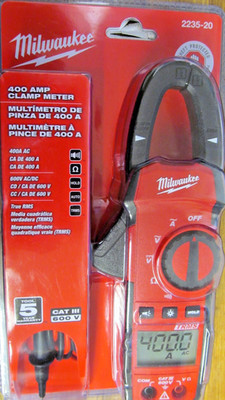 NEW MILWAUKEE 2235-20 400A CLAMP MULTI METER ELECTRICAL TESTER DIGITAL FREESHIP
