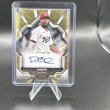 2025 Topps Tier One Darren Baker Auto /299 Break Out Rookie Washington Nationals