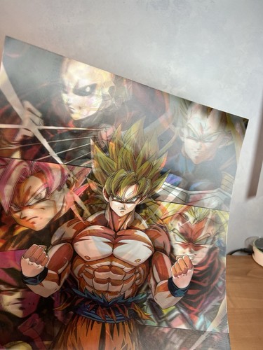 Dragon Ball Z Holographic Poster 15x12” San Goku - Picture 3 of 8