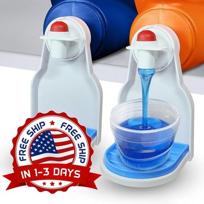 2 Soporte Para Taza De Detergente Recolector De Gotas Bandeja Antigoteo Jabon US