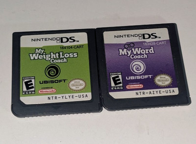 My Word Coach & My Weight Loss Coach Bundle (Nintendo DS NDS) Original Game